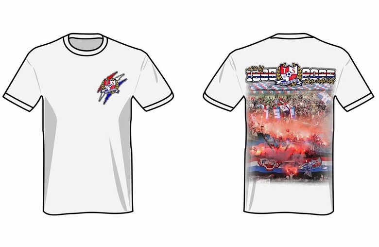 Koszulka pamiątkowa na 30-lecie biała